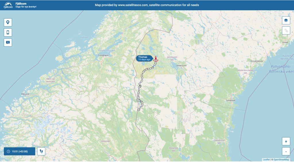 Fjällvandring i mitten av Sverige